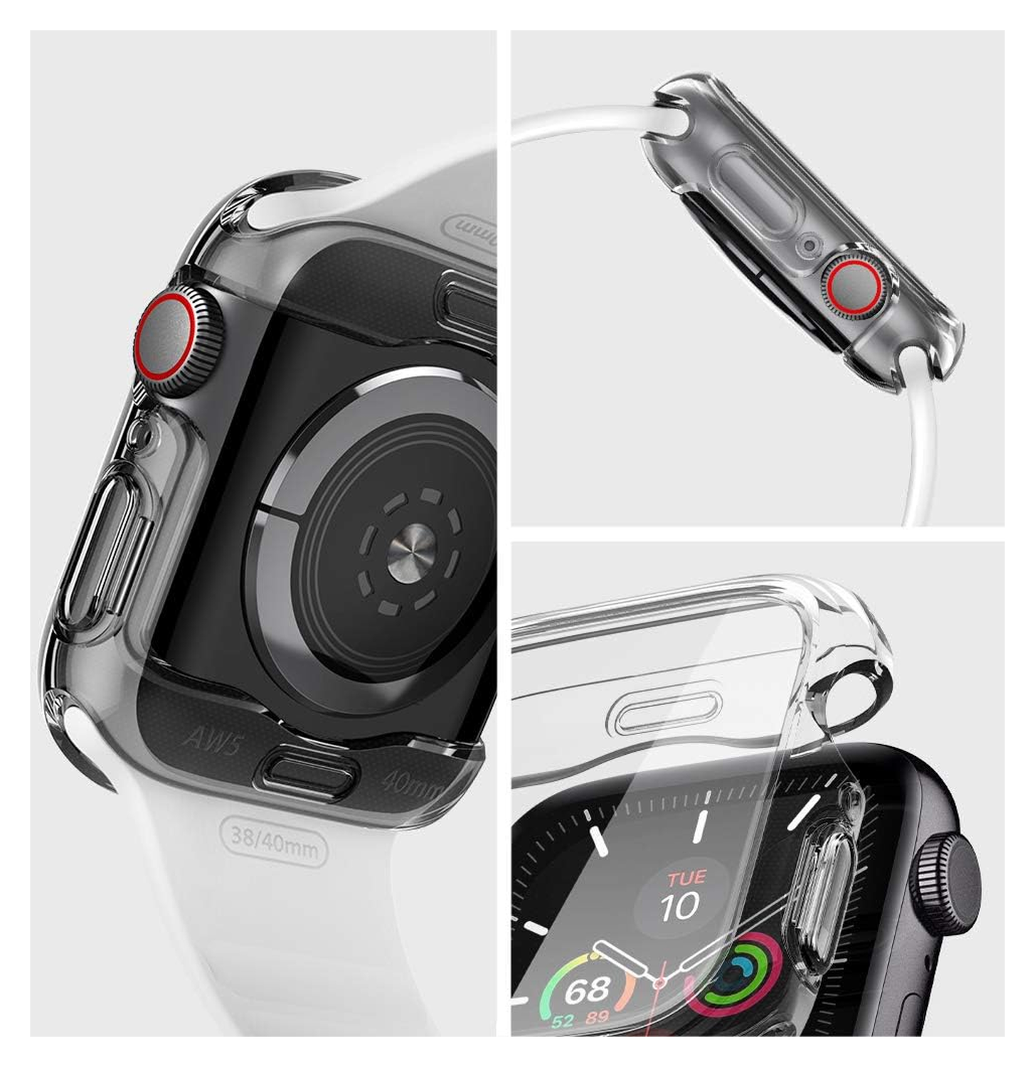Spigen Ultra Hybrid - Apple Watch 40MM Case Full Screen Protection - Transparant afbeelding 7