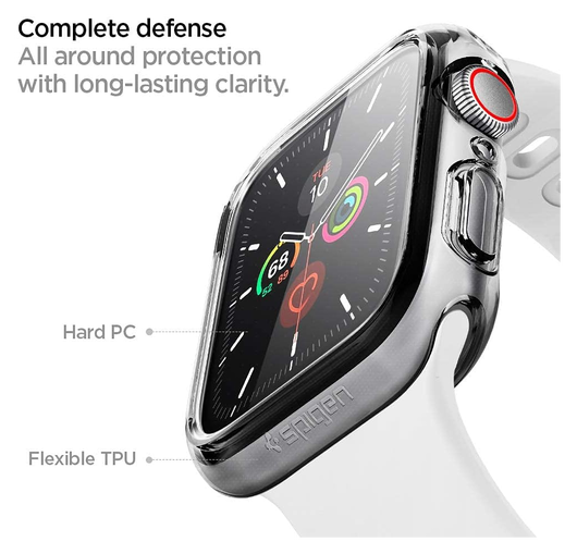 Spigen Ultra Hybrid - Apple Watch 40MM Case Full Screen Protection - Transparant afbeelding 2