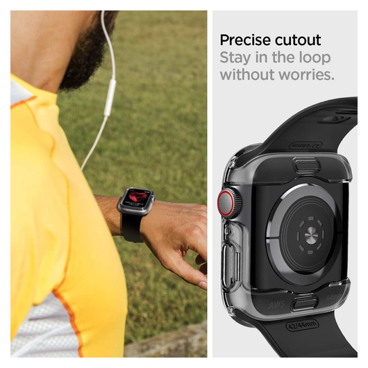 Spigen Ultra Hybrid - Apple Watch 40MM Case Full Screen Protection - Transparant afbeelding 4