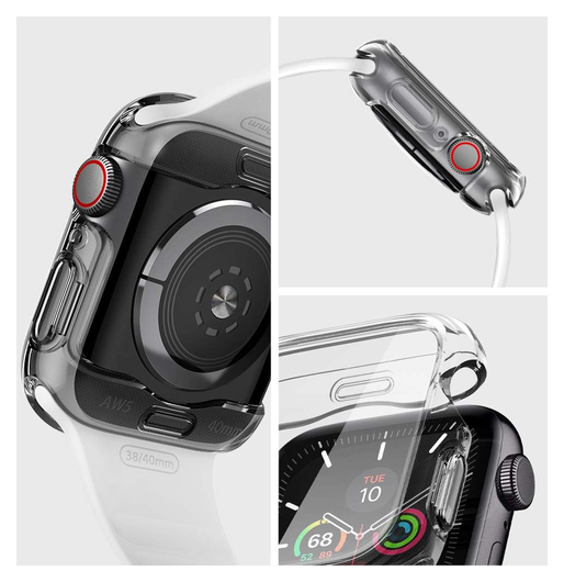 Spigen Ultra Hybrid - Apple Watch 40MM Case Full Screen Protection - Transparant afbeelding 7
