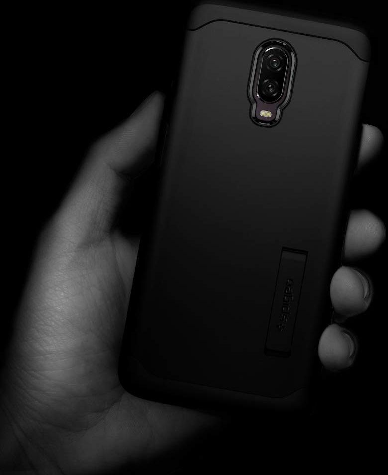 Spigen Tough Armor OnePlus 6T Hoesje Zwart afbeelding 2