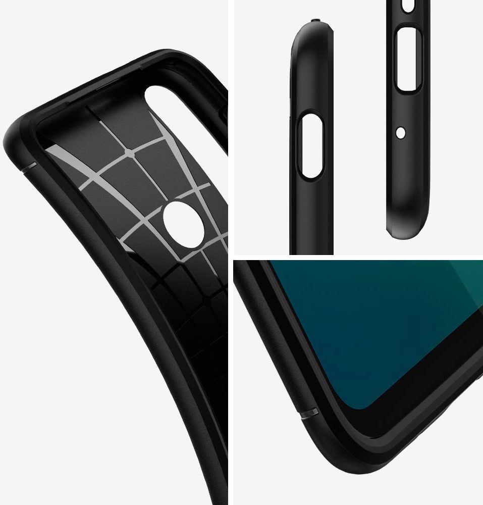 Spigen Rugged Armor Motorola Moto G8 Plus Hoesje Zwart afbeelding 6