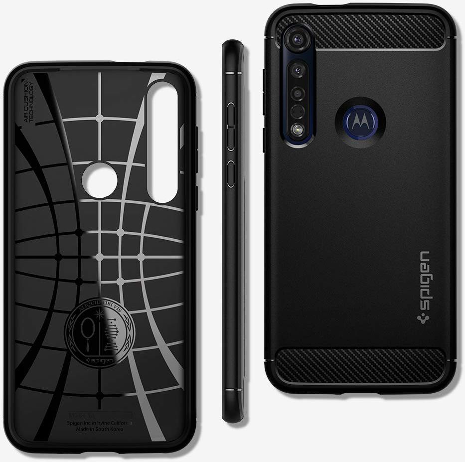 Spigen Rugged Armor Motorola Moto G8 Plus Hoesje Zwart afbeelding 7