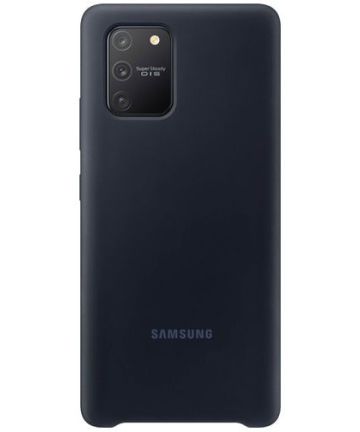 Origineel Samsung Galaxy S10 Lite Hoesje Silicone Cover Zwart Hoesjes