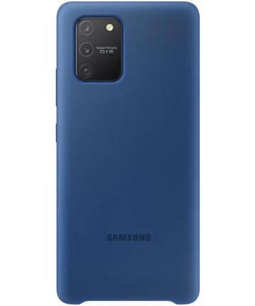 Origineel Samsung Galaxy S10 Lite Hoesje Silicone Cover Blauw Hoesjes
