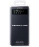 Origineel Samsung Galaxy S10 Lite Hoesje S-View Wallet Cover Zwart
