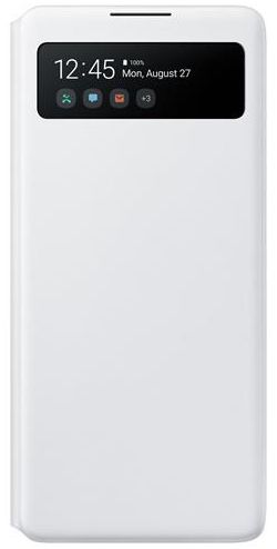 Origineel Samsung Galaxy S10 Lite Hoesje S-View Wallet Cover Wit afbeelding 3