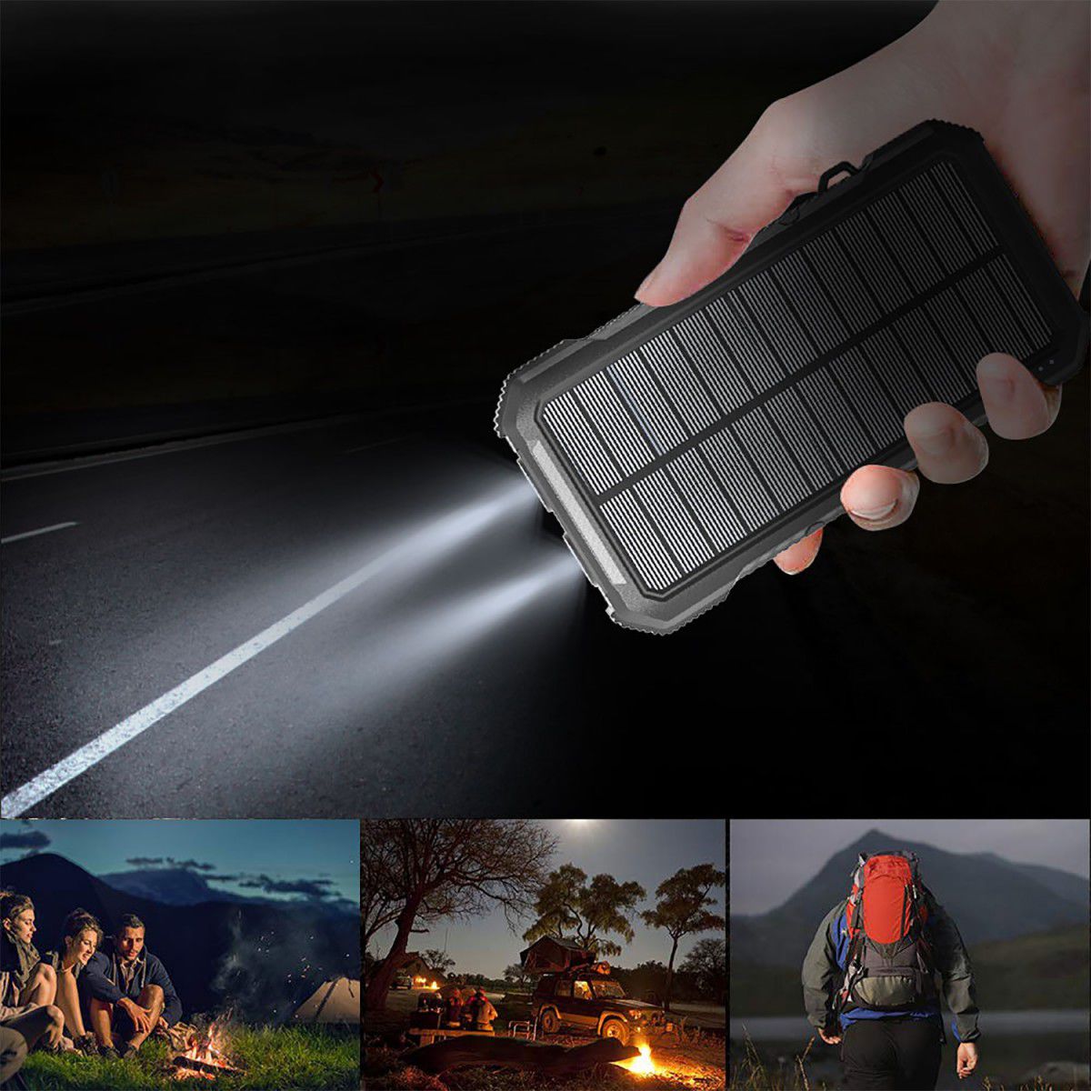 4smarts TitanPack Solar Powerbank 20.000 mAh met Stofdichte Poorten afbeelding 5