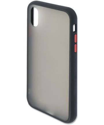 4smarts MALIBU Transparante Apple iPhone X(S) Back Cover Zwart Hoesjes