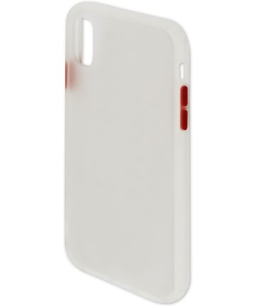 4smarts MALIBU Transparante Apple iPhone X(S) Back Cover Wit Hoesjes
