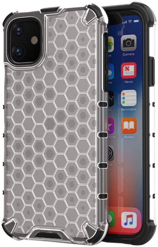 4smarts HEXAGON Hard Cover Apple iPhone 11 Hoesje Transparant afbeelding 1