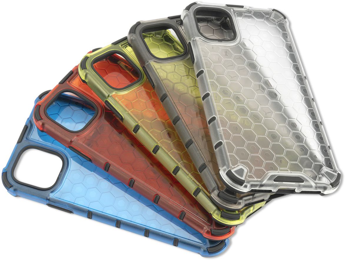 4smarts HEXAGON Hard Cover Apple iPhone 11 Hoesje Geel/Groen afbeelding 5