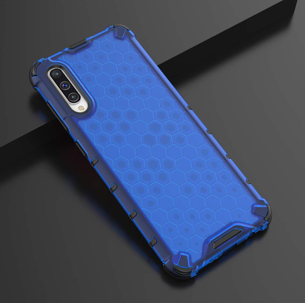 4smarts HEXAGON Hard Cover Samsung Galaxy A50 Hoesje Blauw afbeelding 4