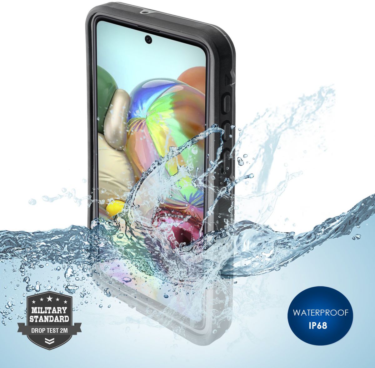 4smarts Rugged Active Pro STARK Huawei P30 Lite Hoesje Zwart afbeelding 1