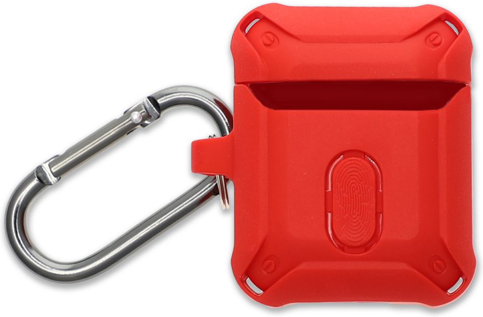4smarts HardShell Apple AirPods Hoesje Rood afbeelding 2