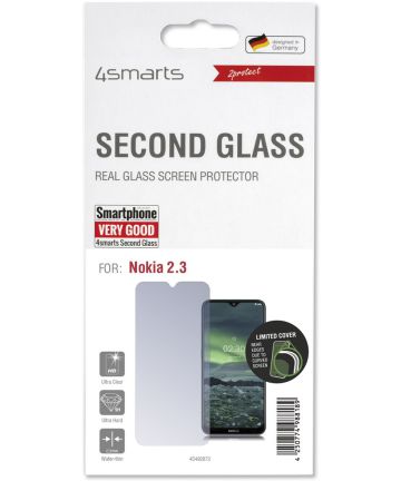4smarts Second Glass Limited Cover Nokia 2.3 Screen Protector Screen Protectors