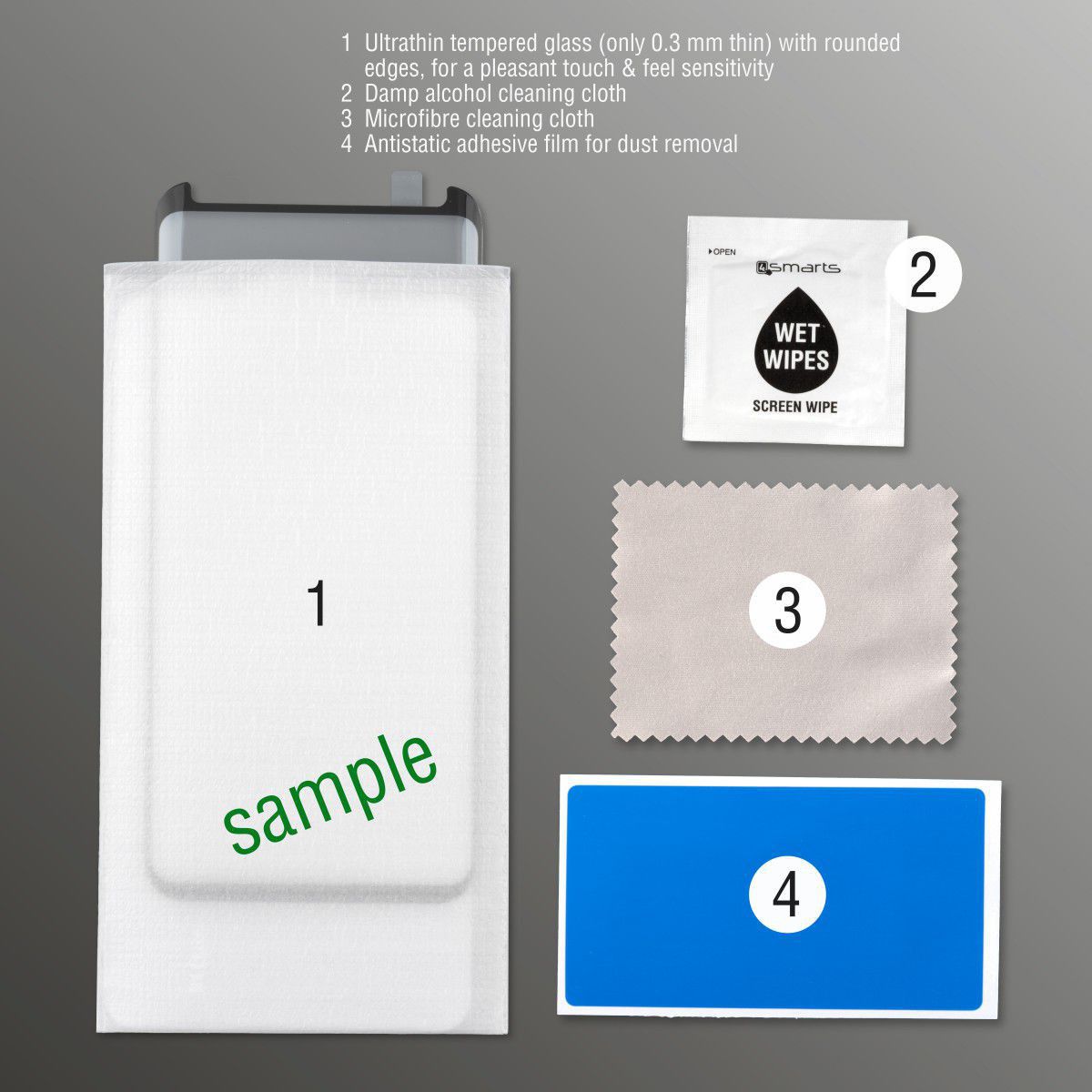 4smarts Second Glass Limited Cover Nokia 2.3 Screen Protector afbeelding 4