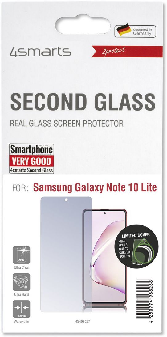 4smarts Second Glass Limited Samsung Note 10 Lite Screen Protector afbeelding 1