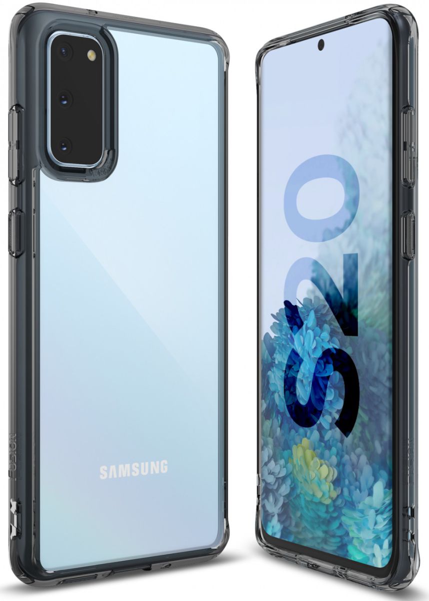 Ringke Fusion Samsung Galaxy S20 Hoesje Transparant/Zwart afbeelding 2