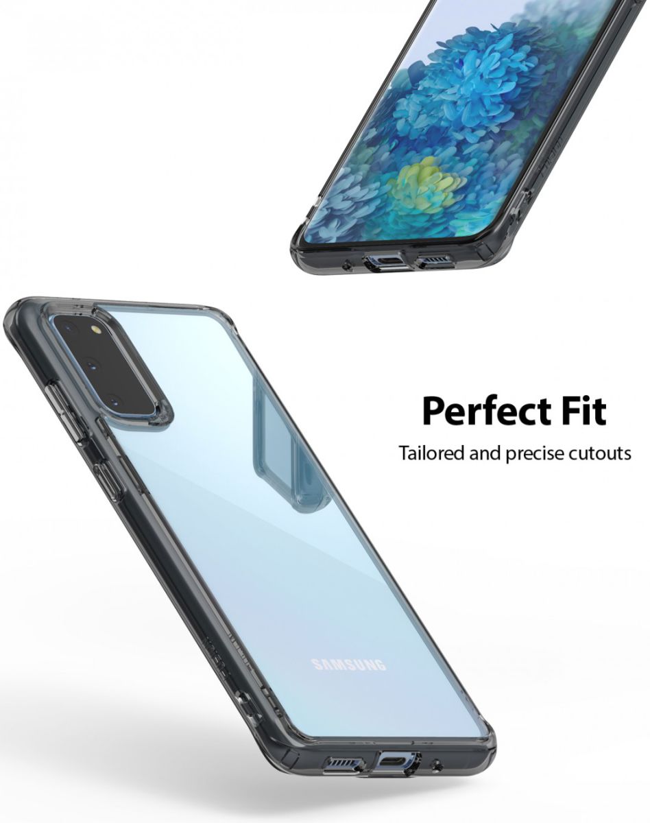 Ringke Fusion Samsung Galaxy S20 Hoesje Transparant/Zwart afbeelding 8