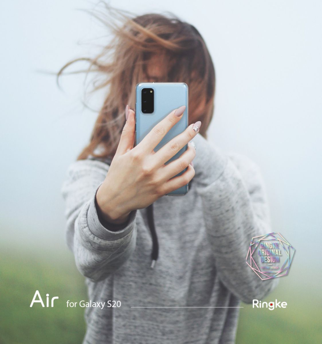Samsung Galaxy S20 Hoesje Ringke Air Flexibele Back Cover Transparant afbeelding 15