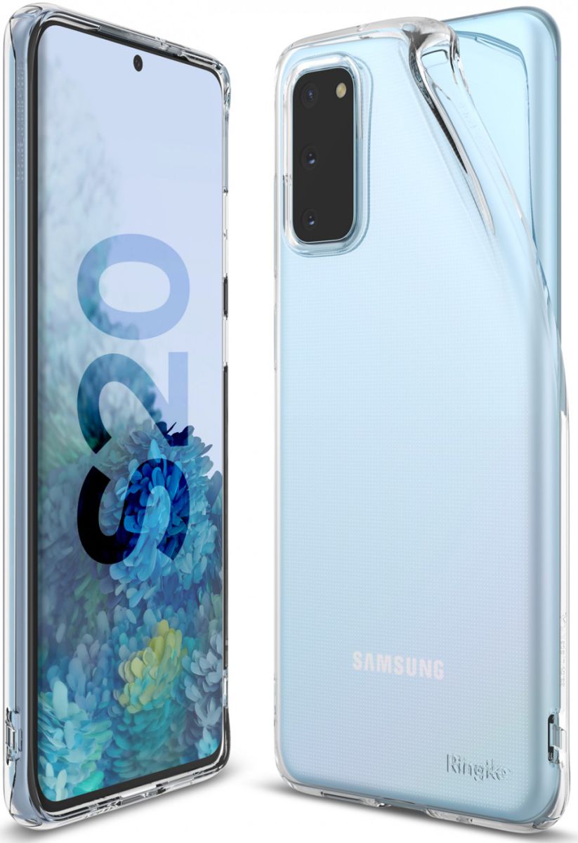 Samsung Galaxy S20 Hoesje Ringke Air Flexibele Back Cover Transparant afbeelding 2