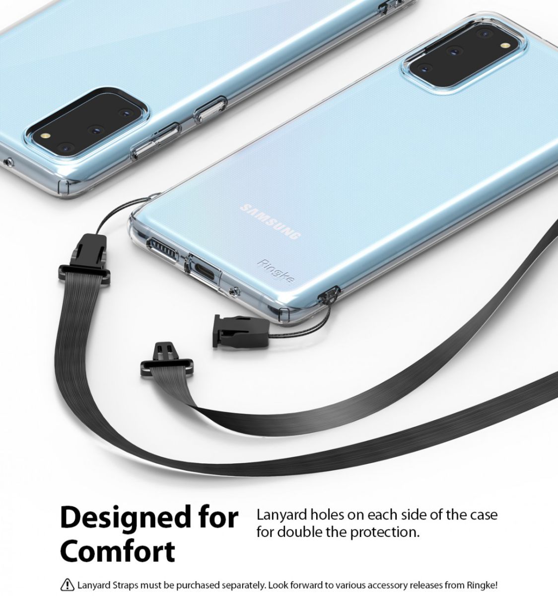Samsung Galaxy S20 Hoesje Ringke Air Flexibele Back Cover Transparant afbeelding 7