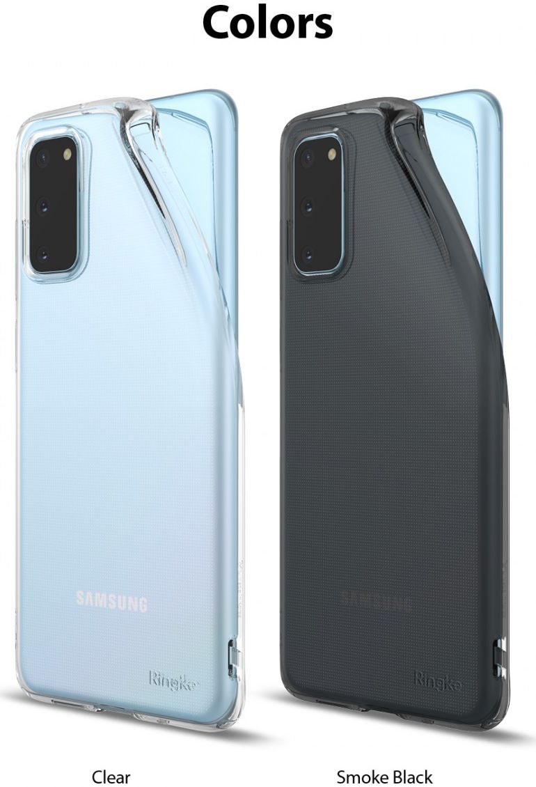 Samsung Galaxy S20 Hoesje Ringke Air Flexibele Back Cover Zwart afbeelding 14