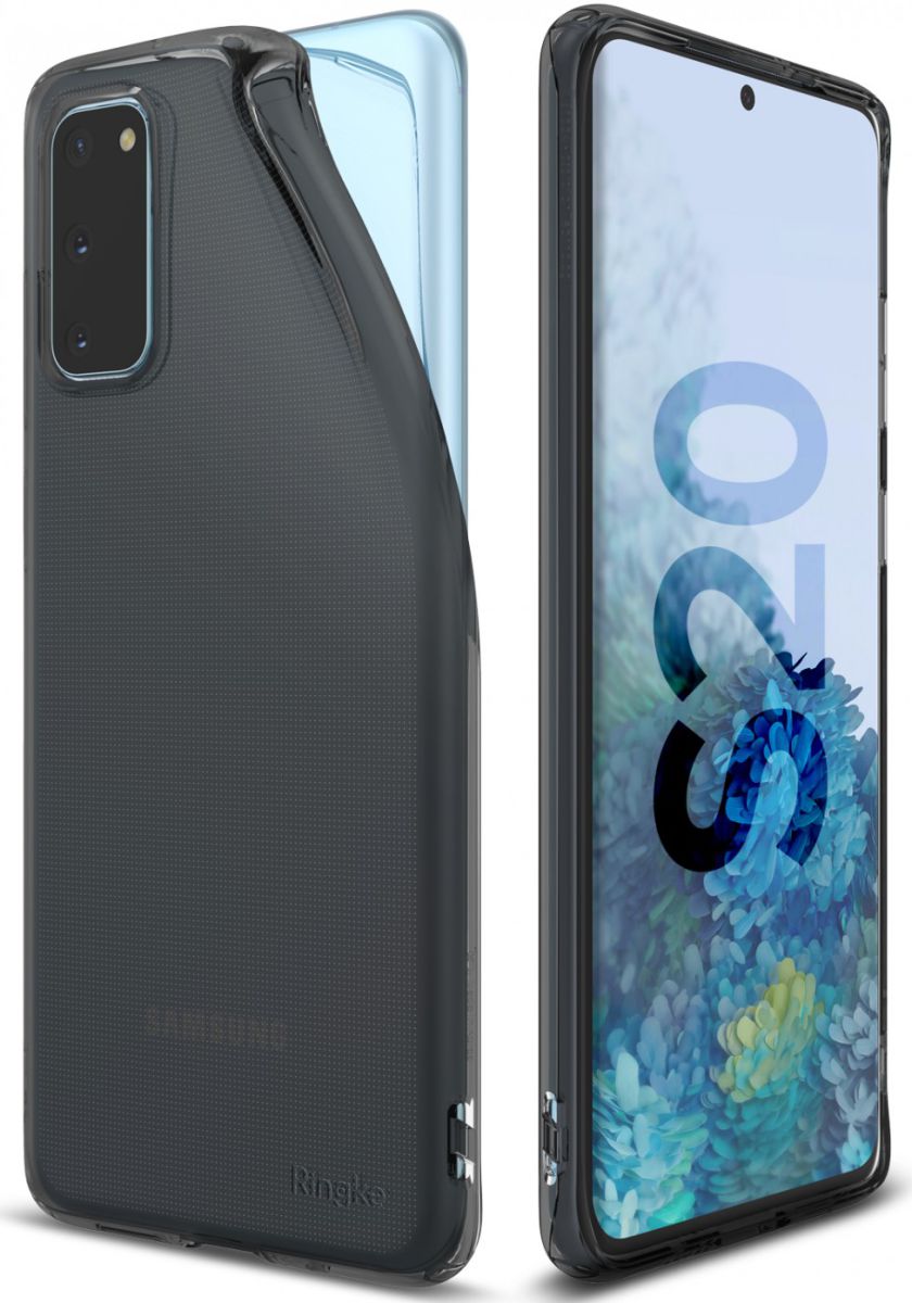 Samsung Galaxy S20 Hoesje Ringke Air Flexibele Back Cover Zwart afbeelding 4