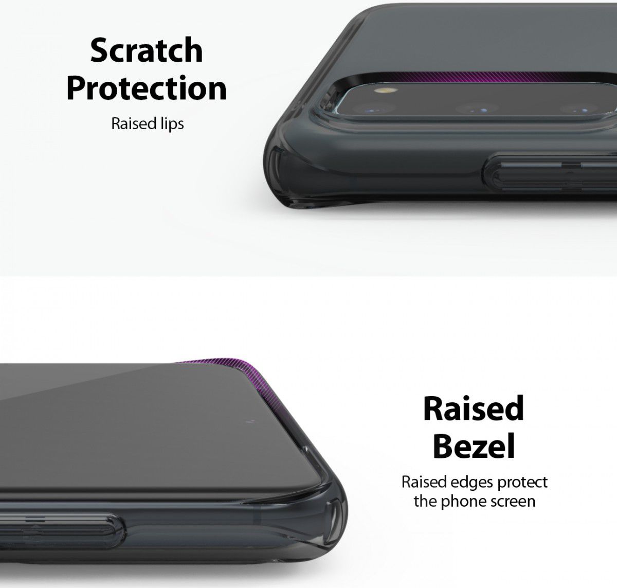 Samsung Galaxy S20 Hoesje Ringke Air Flexibele Back Cover Zwart afbeelding 8