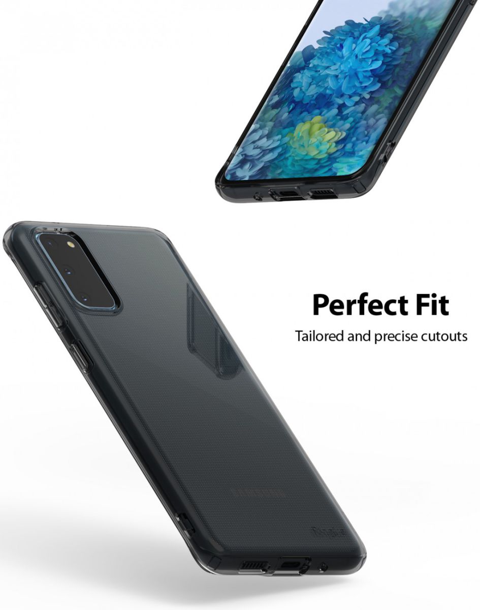 Samsung Galaxy S20 Hoesje Ringke Air Flexibele Back Cover Zwart afbeelding 9