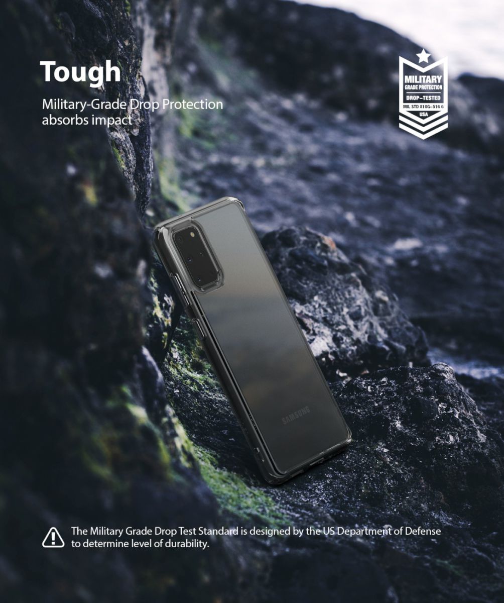 Ringke Fusion Samsung Galaxy S20 Plus Hoesje Transparant afbeelding 2