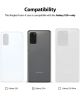 Ringke Fusion X Samsung Galaxy S20 Plus Hoesje Transparant/Zwart