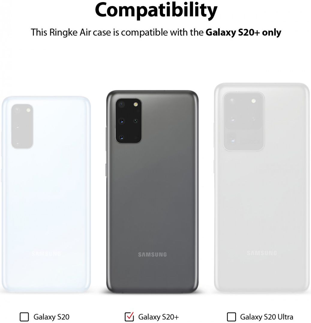 Ringke Air Samsung Galaxy S20 Plus Hoesje Transparant afbeelding 13