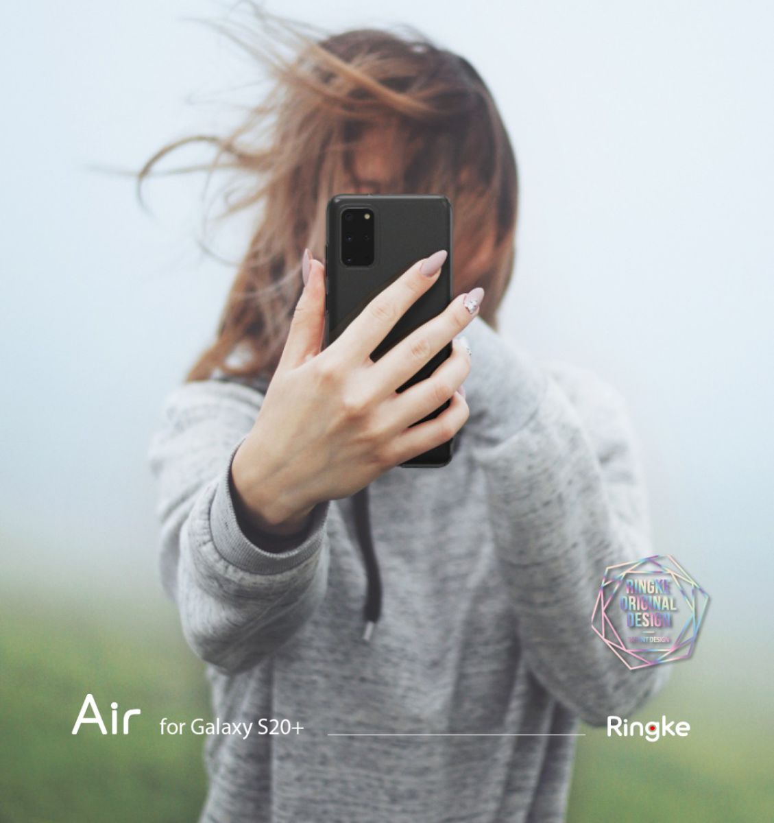 Ringke Air Samsung Galaxy S20 Plus Hoesje Zwart afbeelding 15
