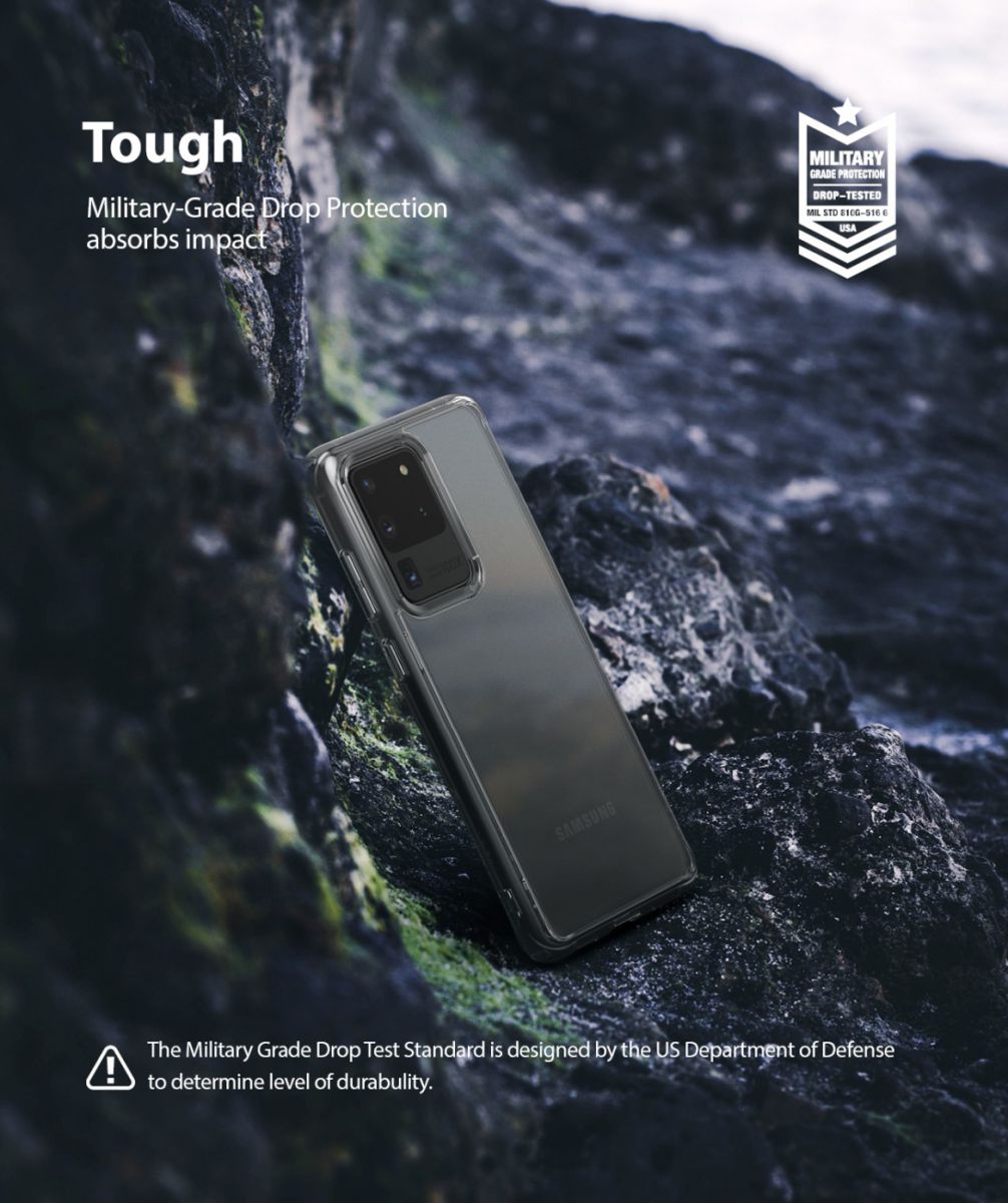 Ringke Fusion Samsung Galaxy S20 Ultra Hoesje Transparant afbeelding 2