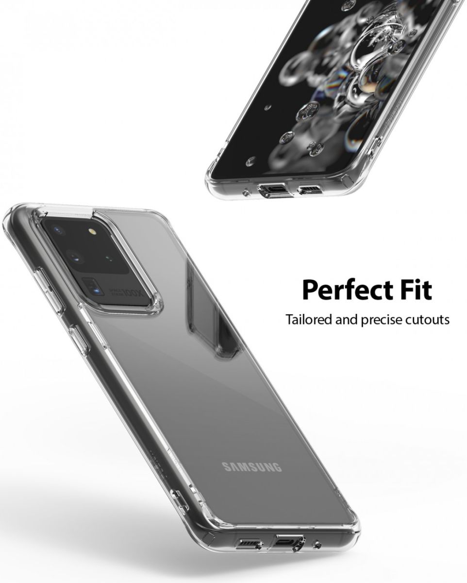 Ringke Fusion Samsung Galaxy S20 Ultra Hoesje Transparant afbeelding 9