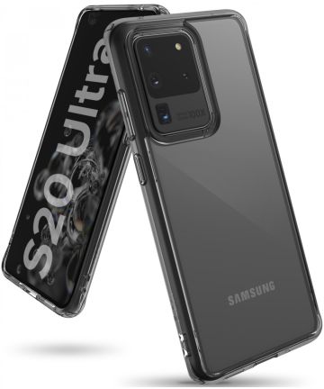 Ringke Fusion Samsung Galaxy S20 Ultra Hoesje Transparant/Zwart Hoesjes
