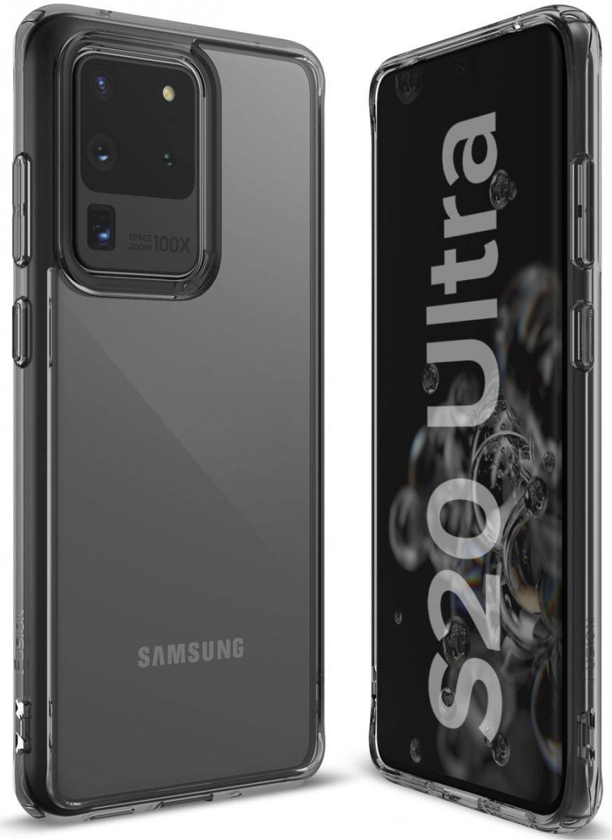 Ringke Fusion Samsung Galaxy S20 Ultra Hoesje Transparant/Zwart afbeelding 5