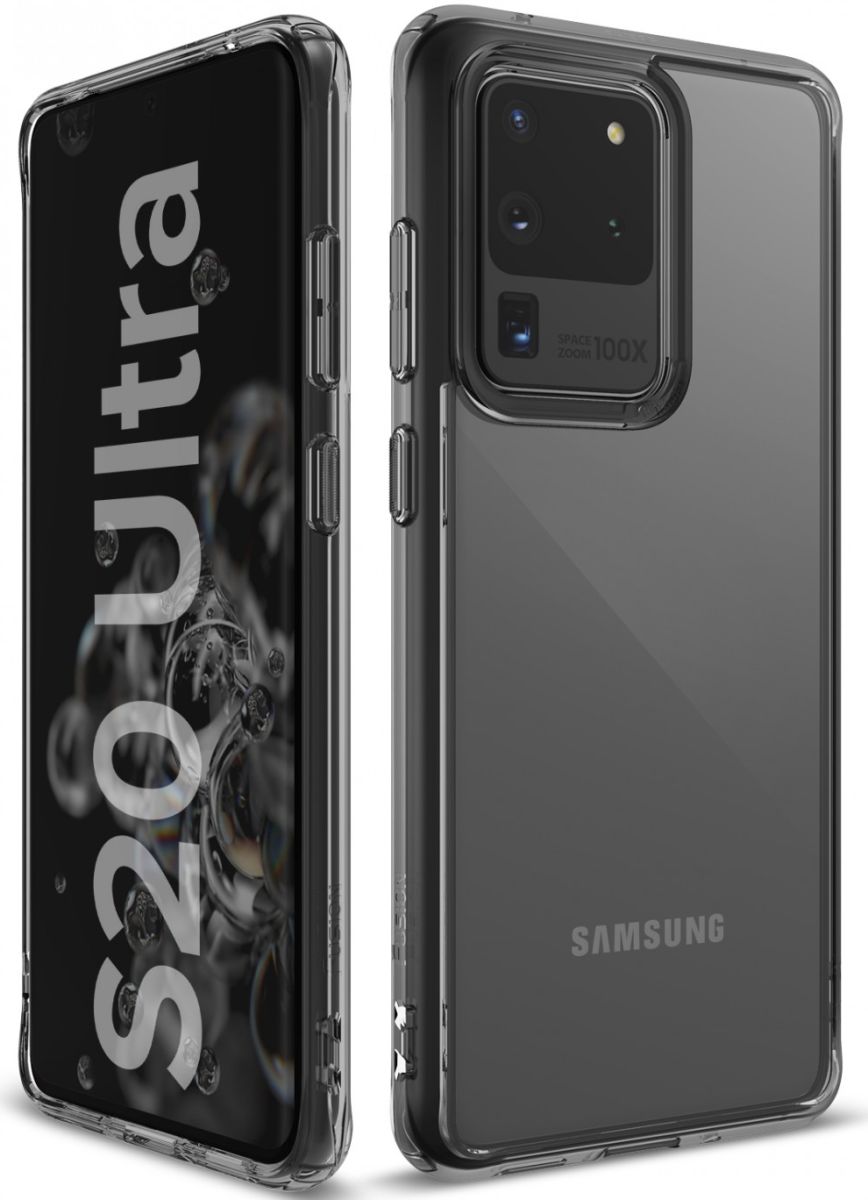 Ringke Fusion Samsung Galaxy S20 Ultra Hoesje Transparant/Zwart afbeelding 6