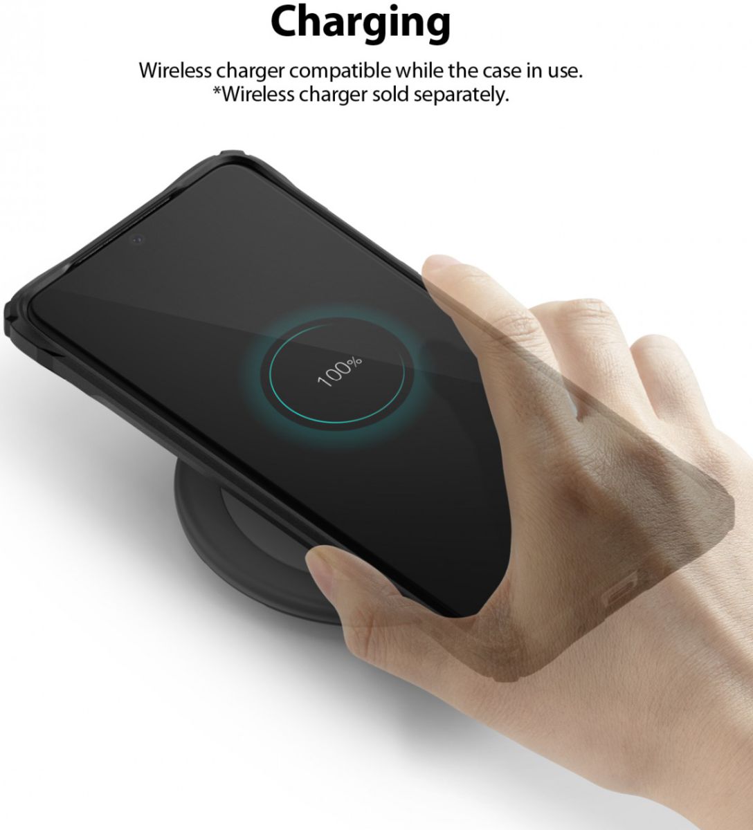 Ringke Fusion X Samsung Galaxy S20 Ultra Hoesje Transparant/Zwart afbeelding 11