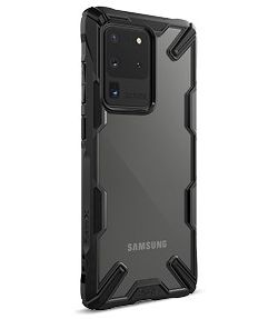 Ringke Fusion X Samsung Galaxy S20 Ultra Hoesje Transparant/Zwart afbeelding 4
