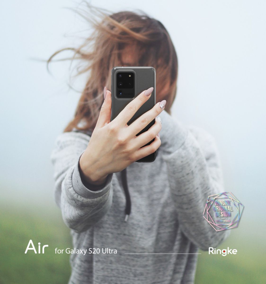 Ringke Air Samsung Galaxy S20 Ultra Hoesje Transparant afbeelding 15