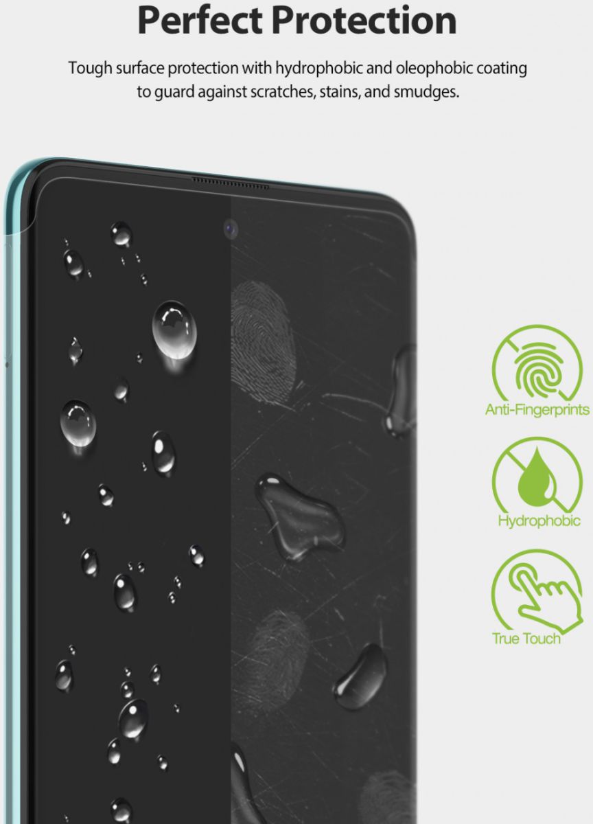 Ringke Dual Easy Wing Samsung S20 Plus Screenprotector (Duo Pack) afbeelding 8