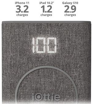 iOttie iON Wireless Go PD Draadloos Laden Powerbank 10.000 mAh Grijs afbeelding 6
