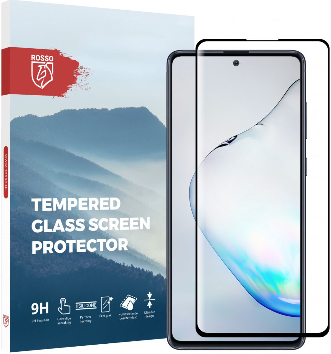 Rosso Samsung Galaxy Note 10 Lite Tempered Glass Screen Protector afbeelding 1