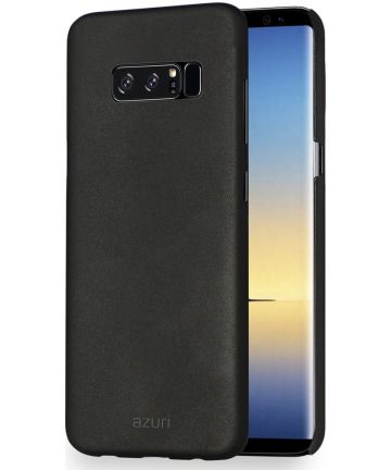 Azuri Metallic Cover - Zwart - Samsung Note 8 Hoesjes