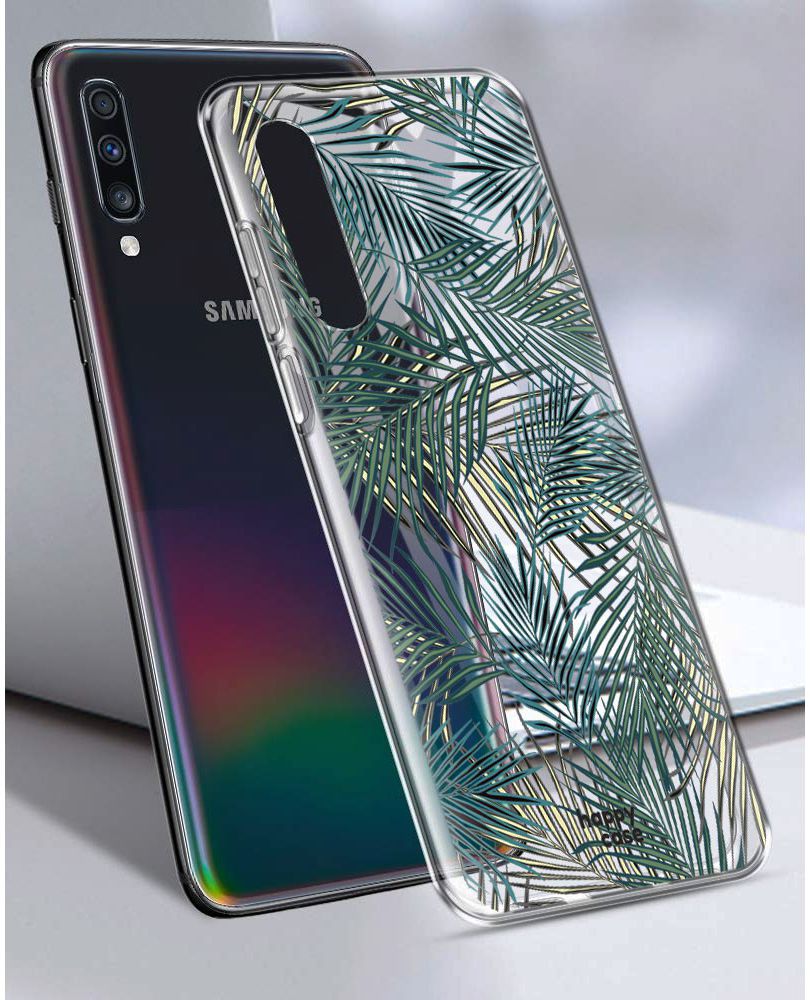 HappyCase Samsung Galaxy A70 Flexibel TPU Hoesje Jungle Print afbeelding 4
