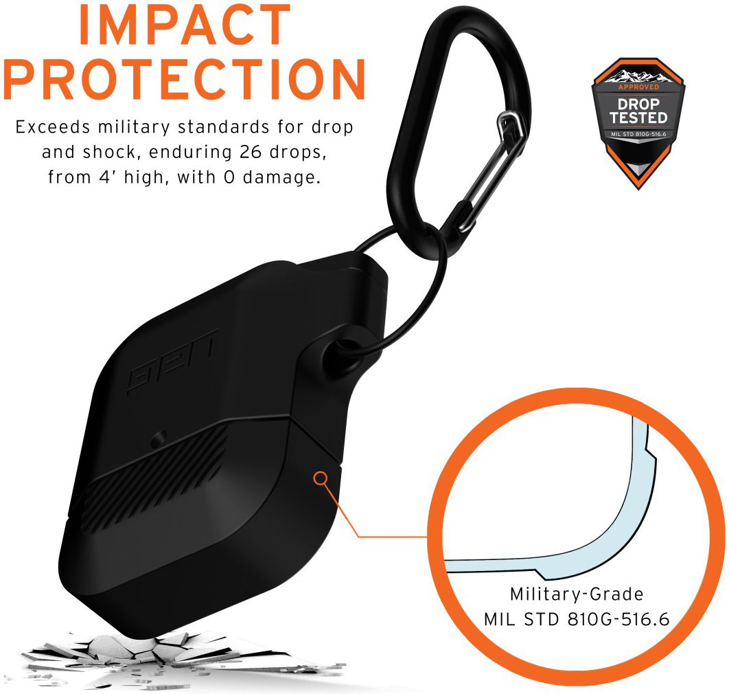 Urban Armor Gear Apple AirPods Hoesje Siliconen Zwart afbeelding 13