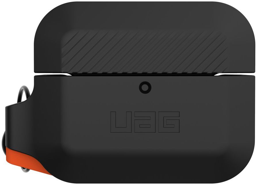 Urban Armor Gear Apple AirPods Pro Hoesje Siliconen Zwart/Oranje afbeelding 2